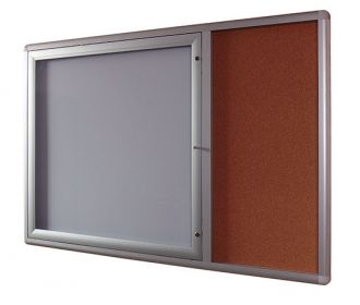 Gablota Oxford z panelem bocznym korkowym 107x159