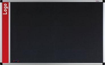 Tablica na logo tekstylna w ramie aluminiowej B1 (szara) 60x90 cm